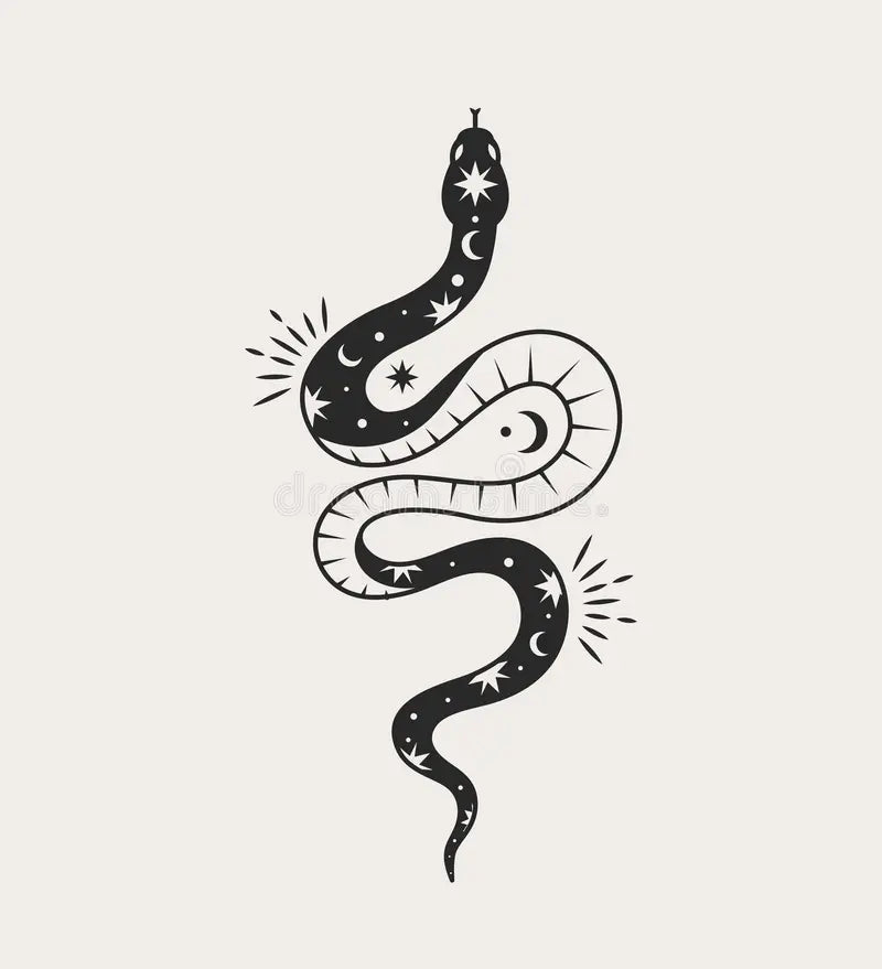 Esoteric serpent image