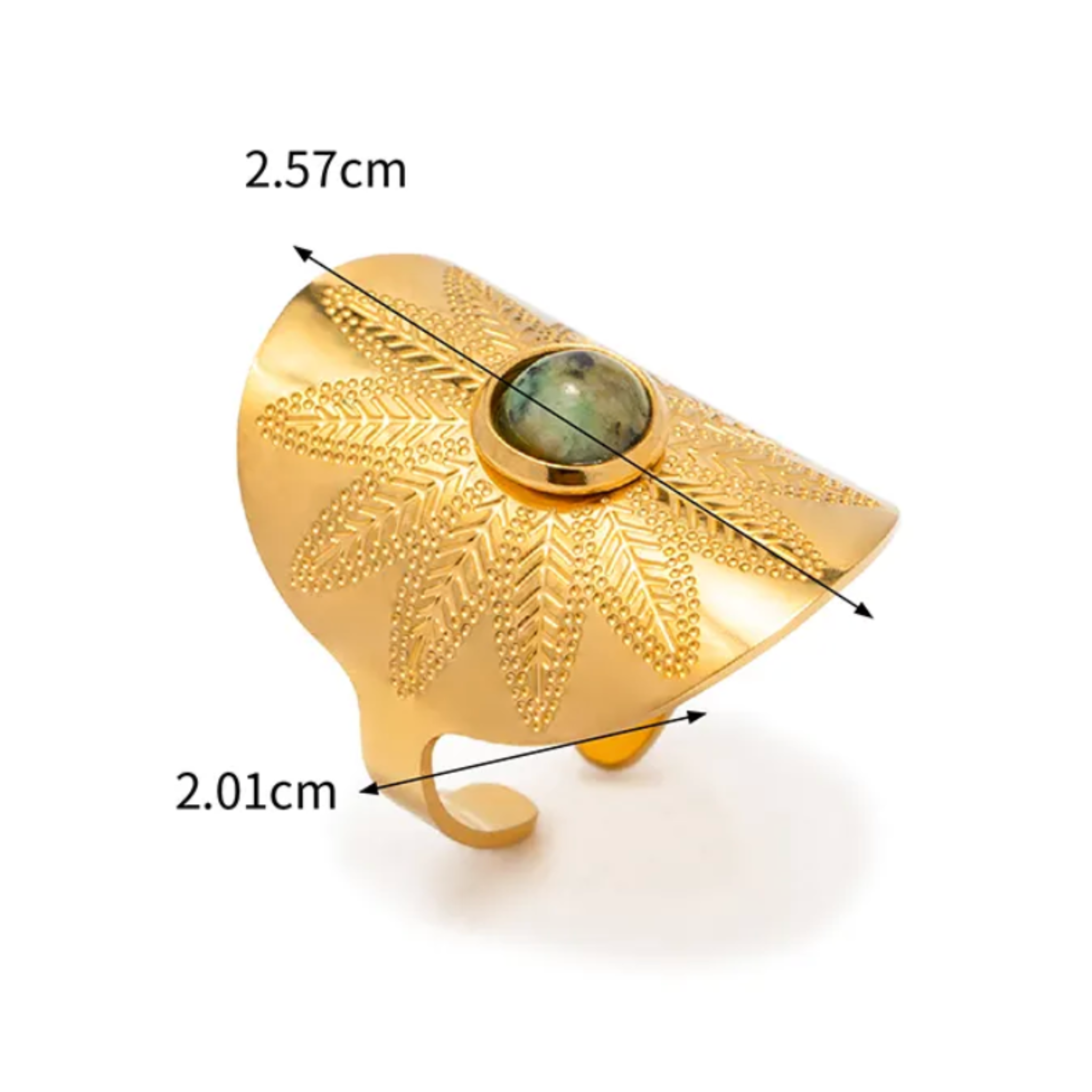 Bloom ring measurements on white surface