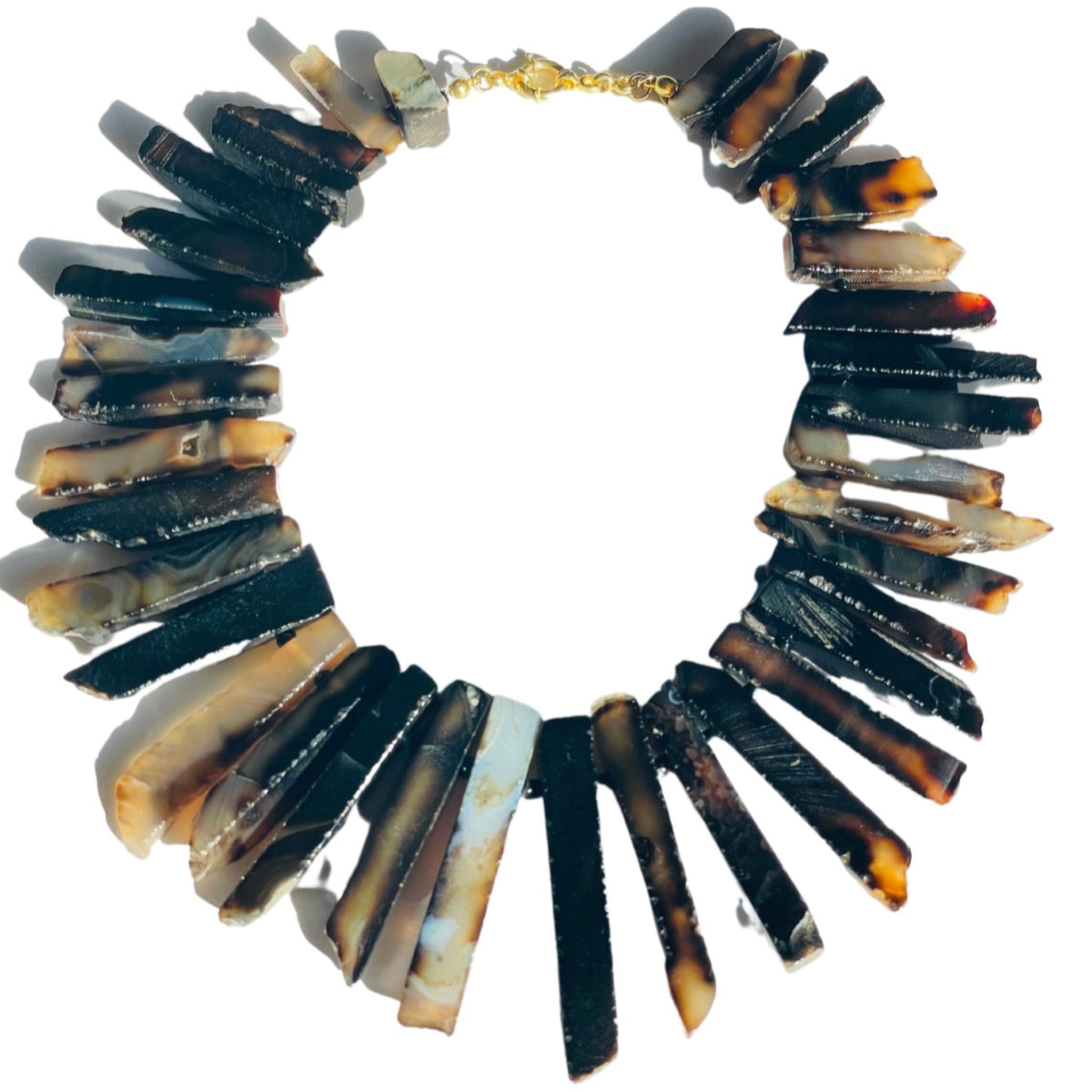 Earth Agate Statement Necklace