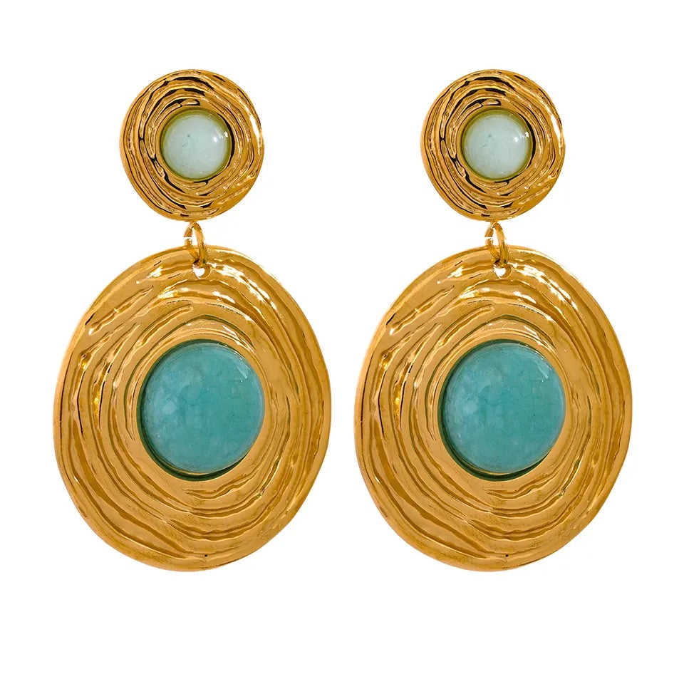 Ethereal Amazonite Dangle Earrings