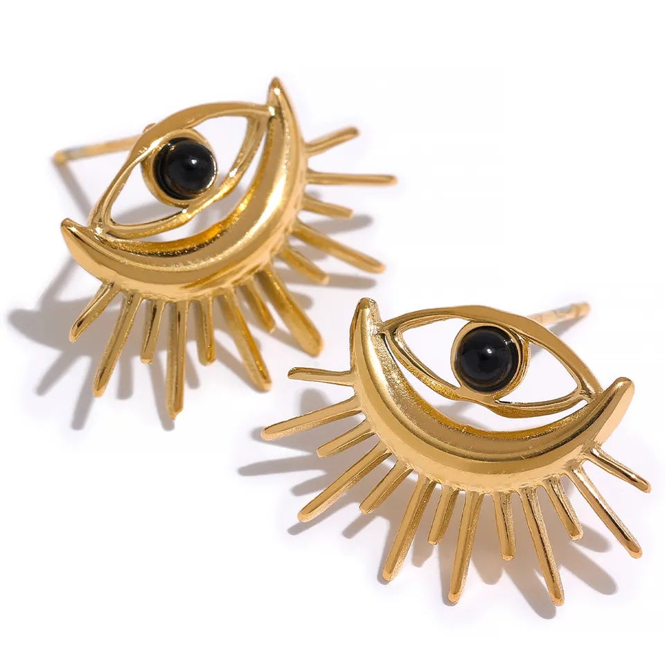 Evil Eye Stud Earrings
