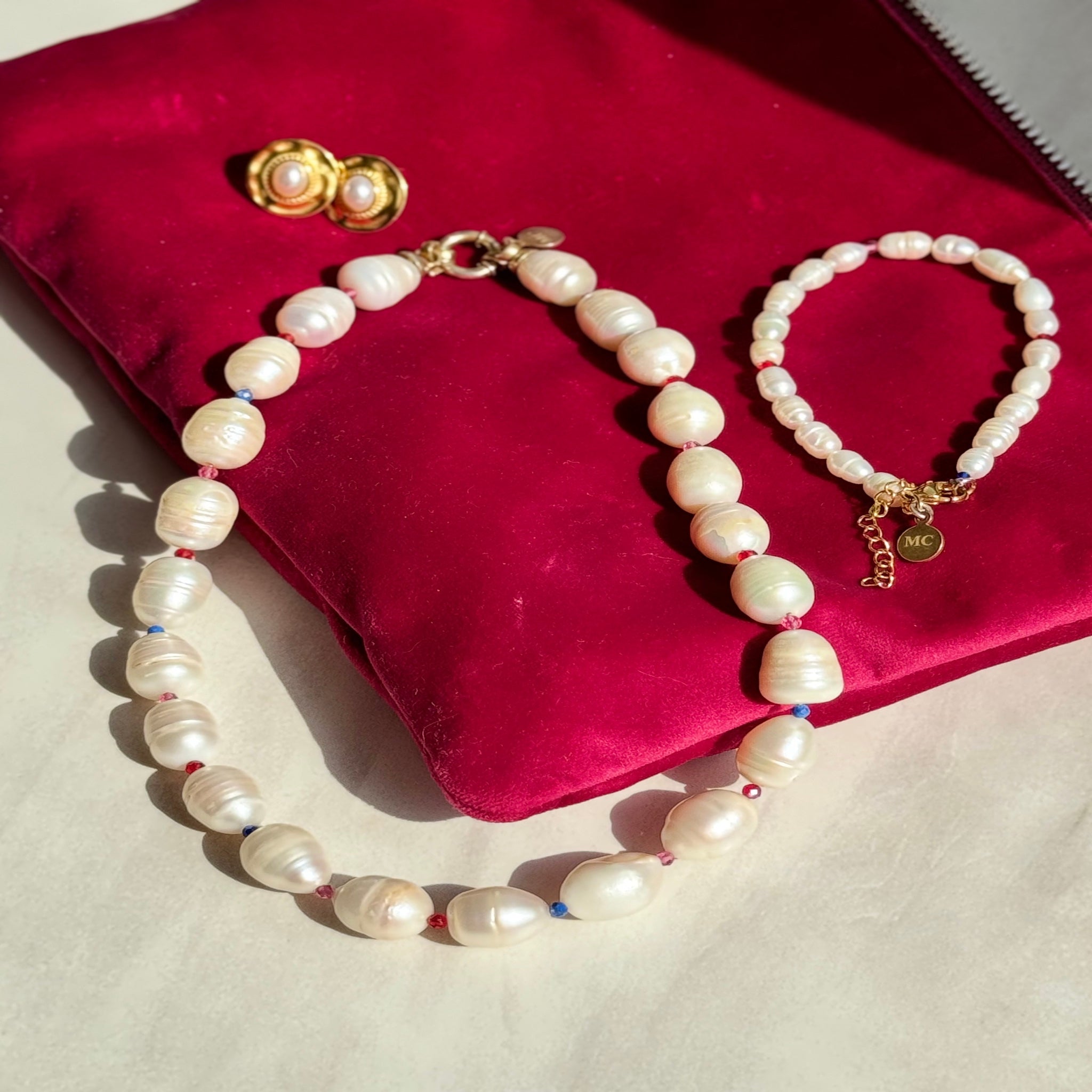 Maxi Baroque Pearl Statement Necklace