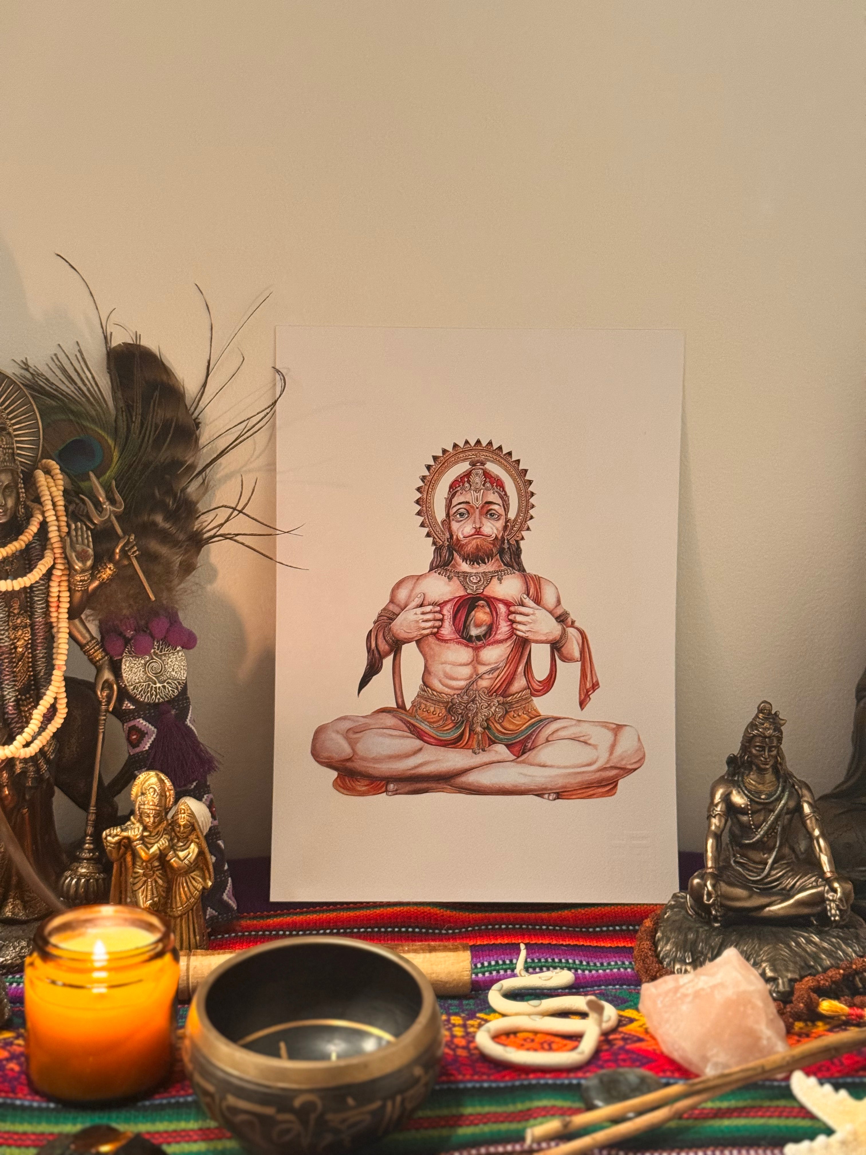 Hanuman Print