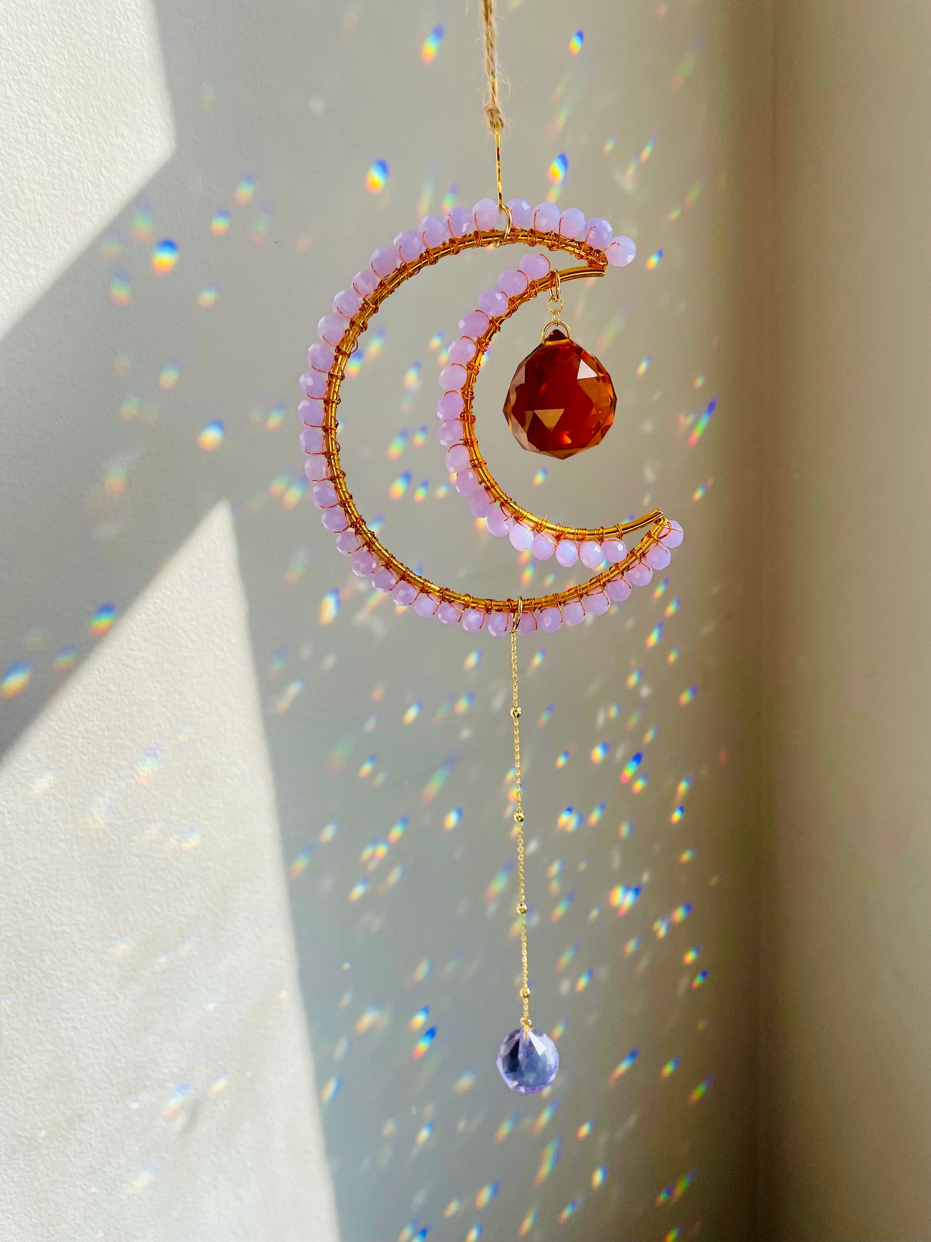Midi Crescent Lavender Suncatcher