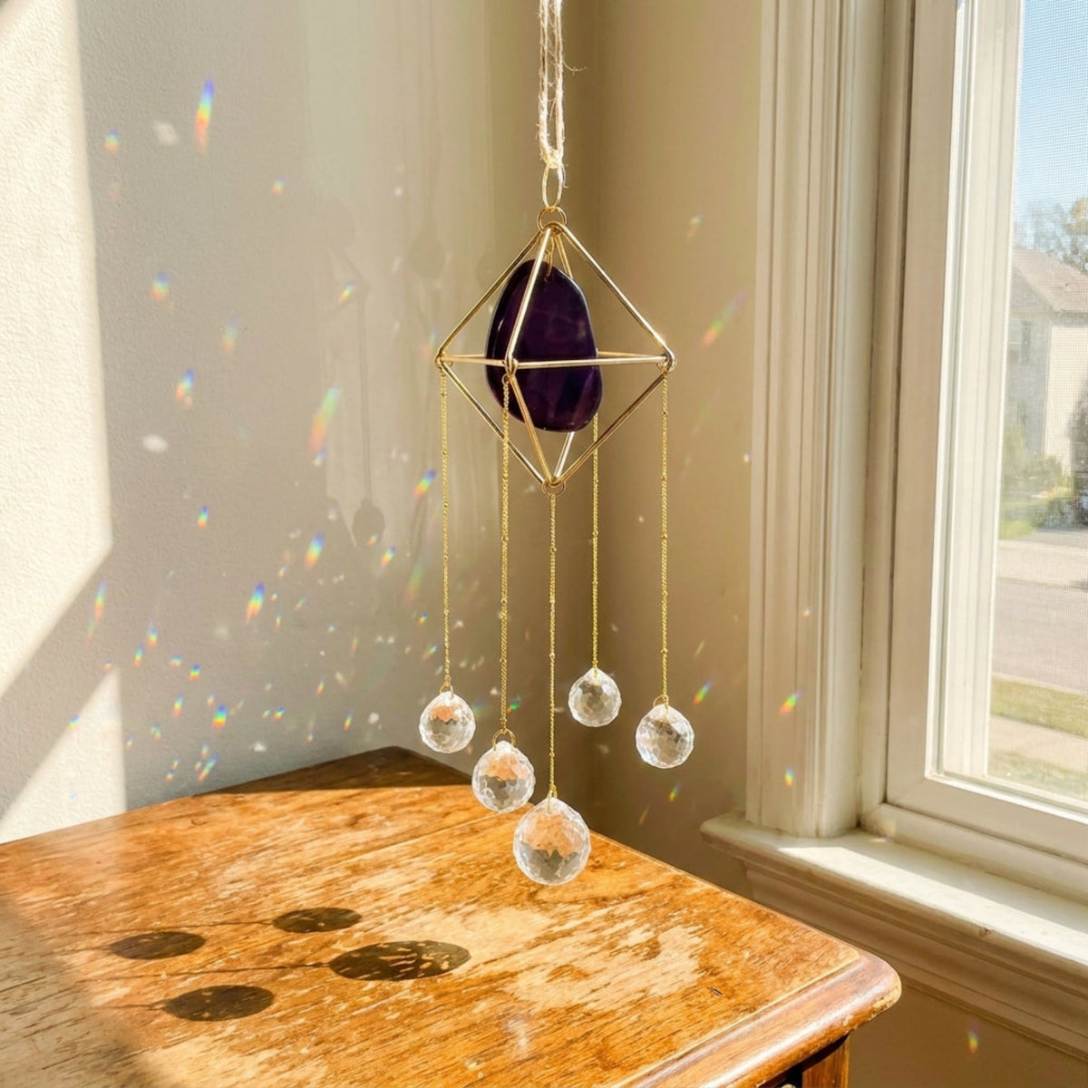 Indigo Prism Sacred Light Talisman