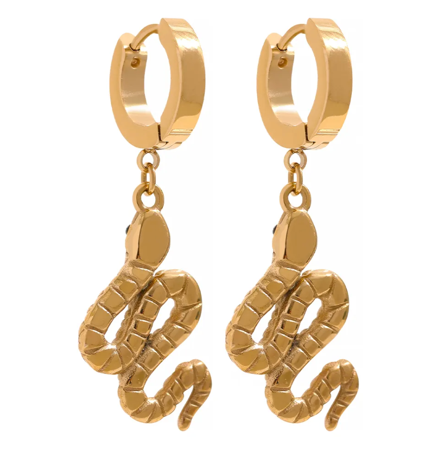 Serpent Dangle Earrings