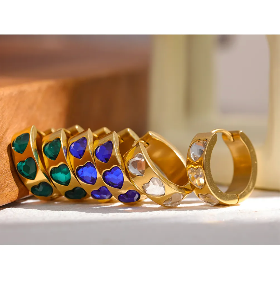 I Heart You Hoop Earrings