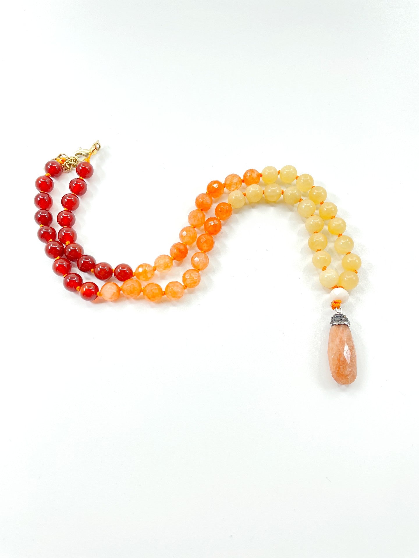 I Am Radiant Half Mala Necklace