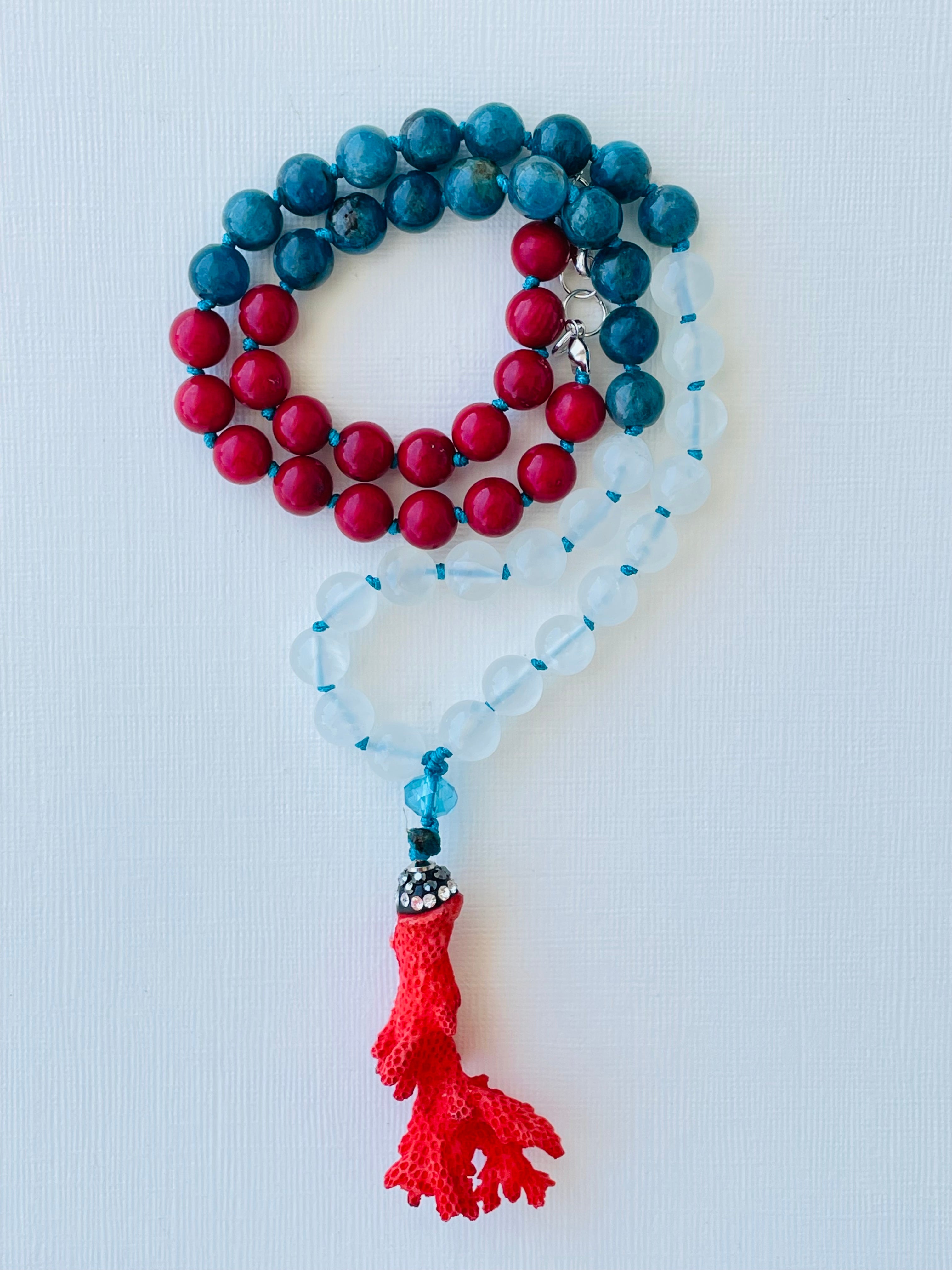 Light in the Deep Half Mala Necklace