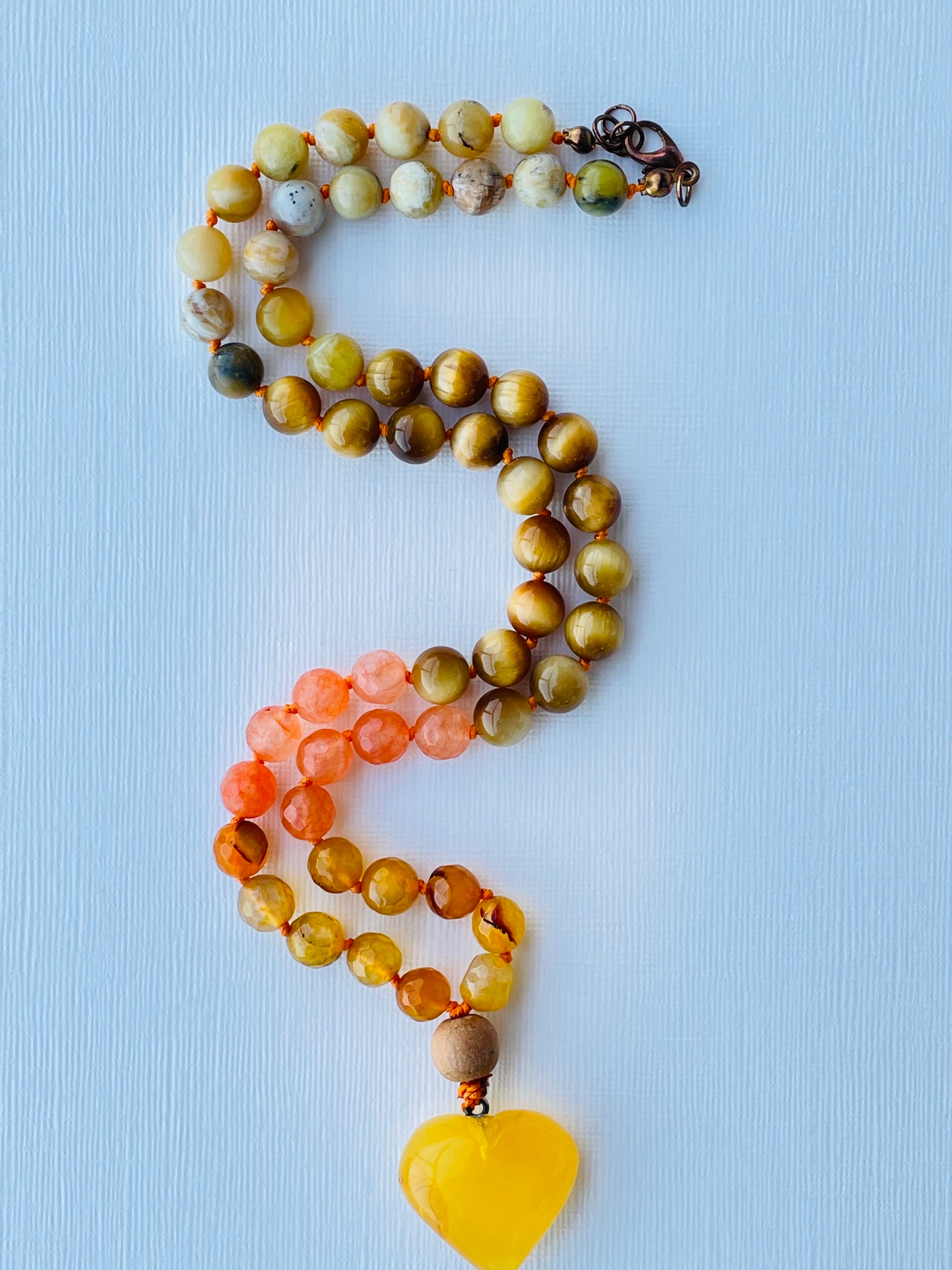 Powerstone Half Mala Necklace