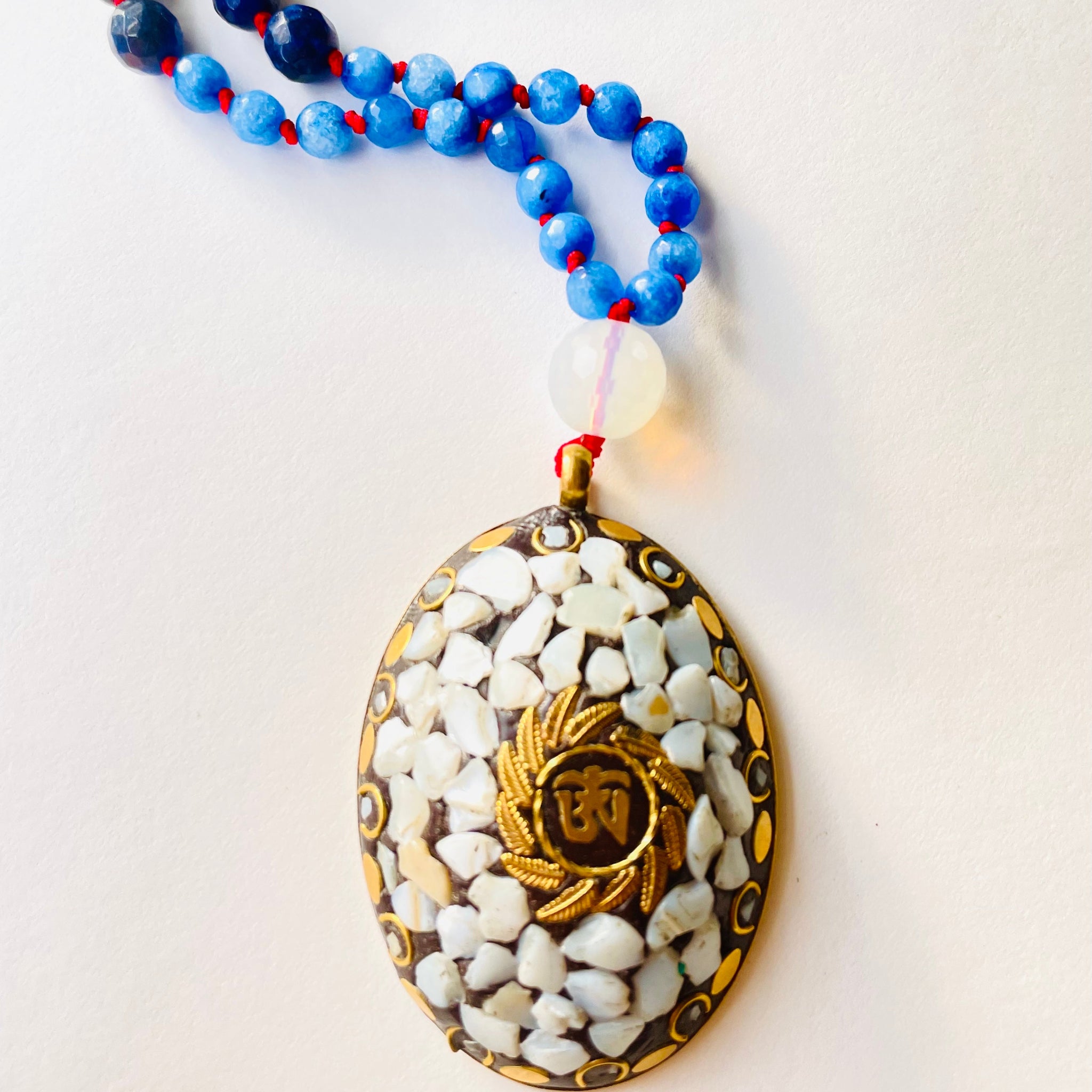 Closeup serenity necklace