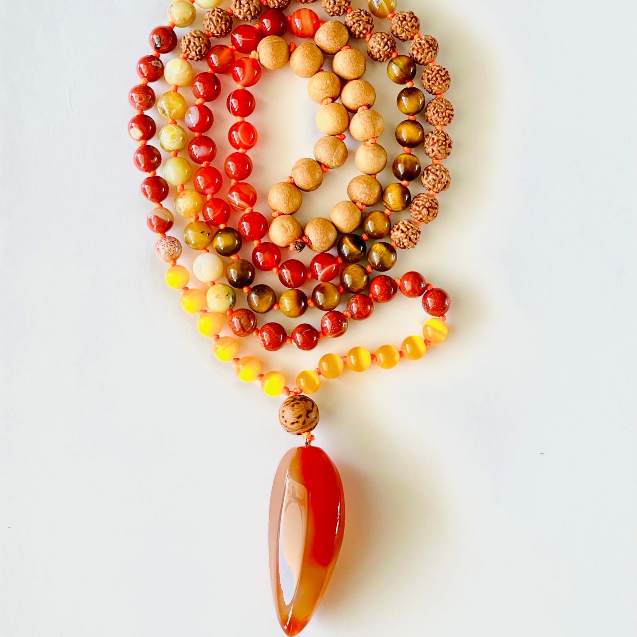 Shakti Mala necklace closeup image