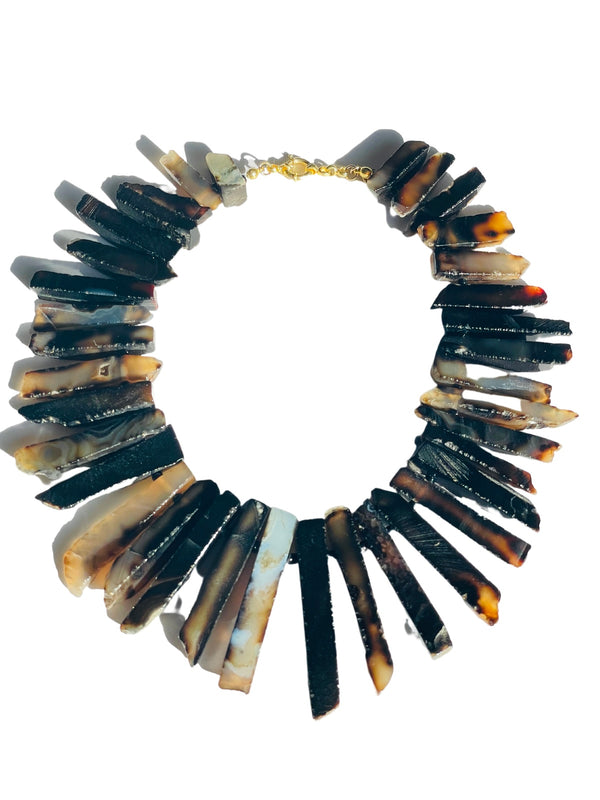 Earth Agate Statement Necklace