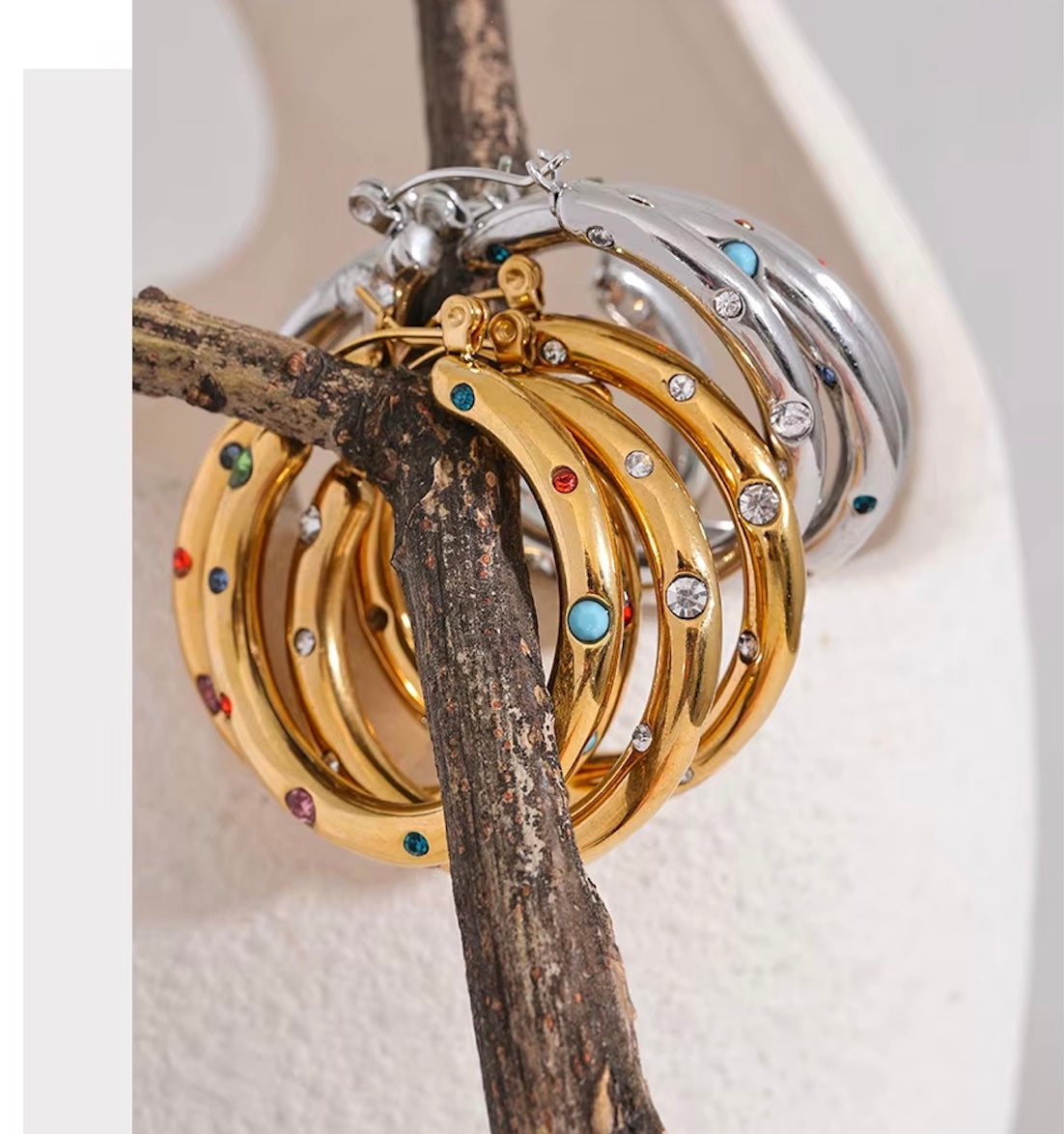 Color Me Hoop Earrings