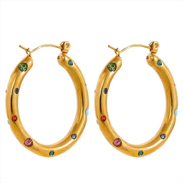 Color Me Hoop Earrings