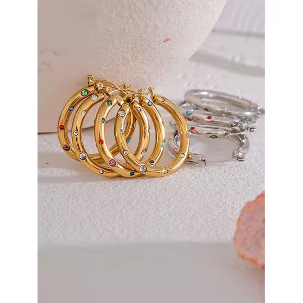 Color Me Hoop Earrings