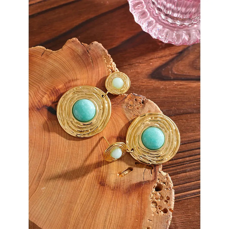 Ethereal Amazonite Dangle Earrings