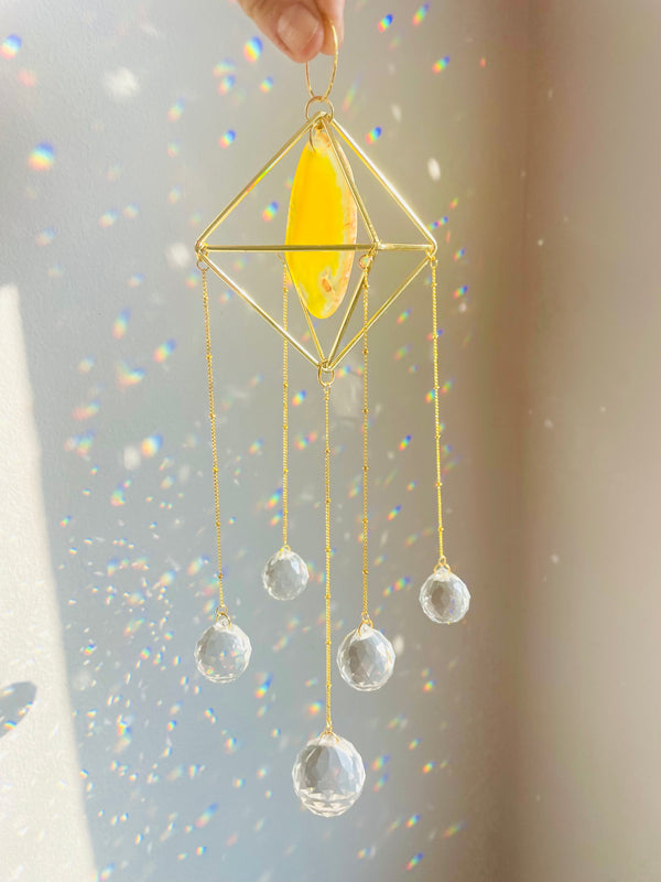 Honey Prism Suncatcher