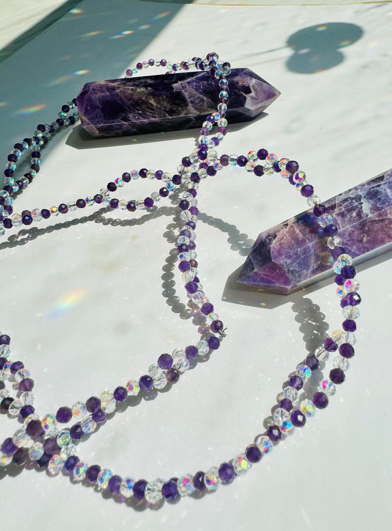 Inner Peace Amethyst Tantric Necklace