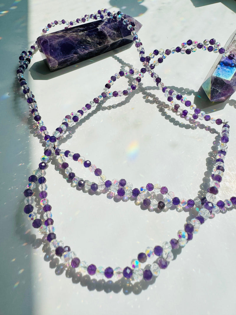 Inner Peace Amethyst Tantric Necklace