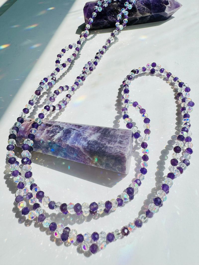 Inner Peace Amethyst Tantric Necklace