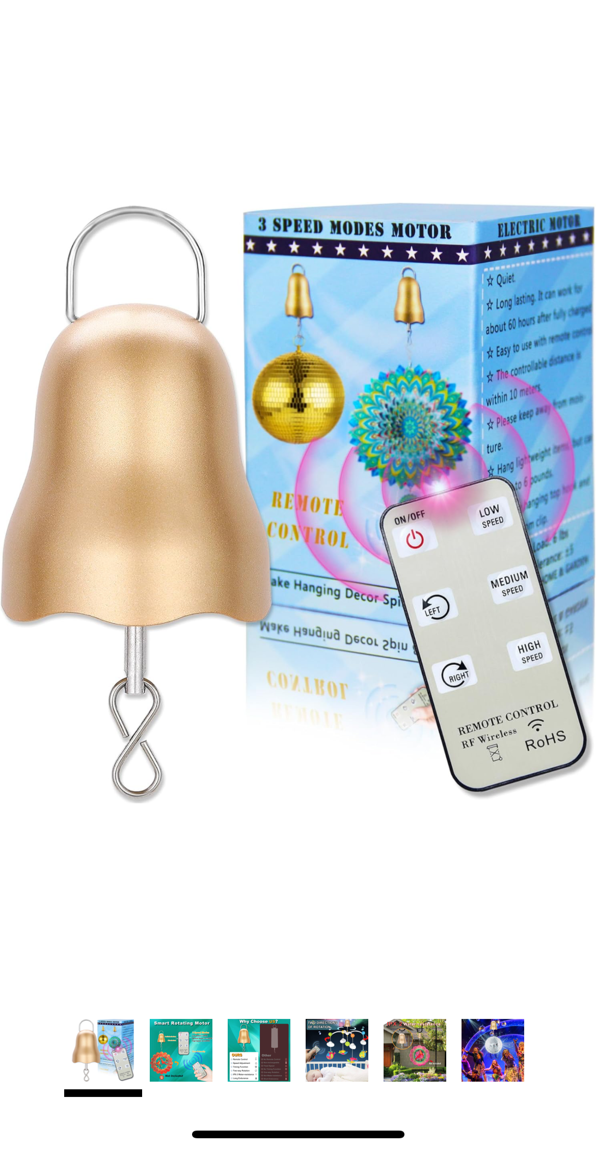 Wind Spinner Rotating Ball for Suncatchers