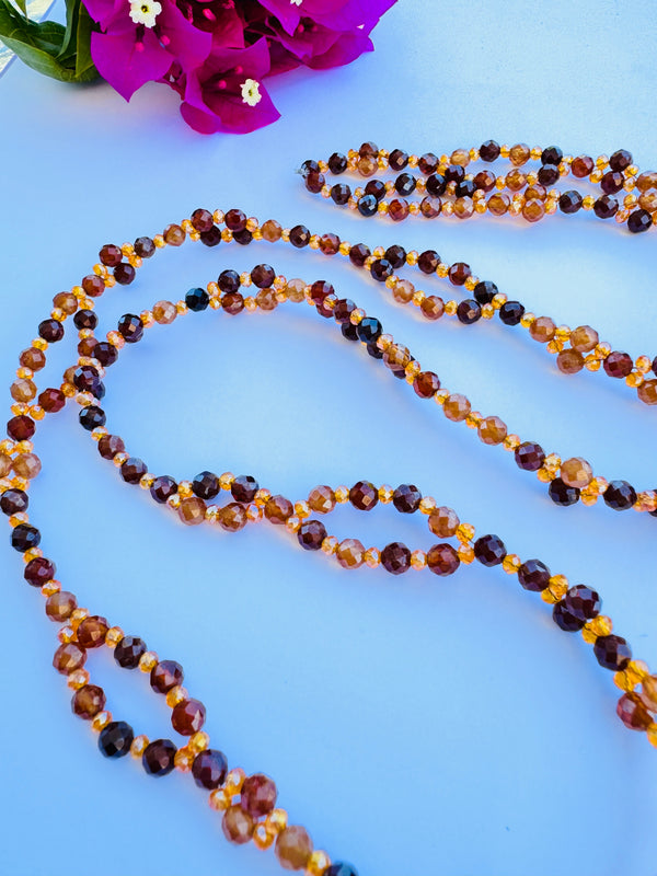 Grounded Garnet Tantric Necklace