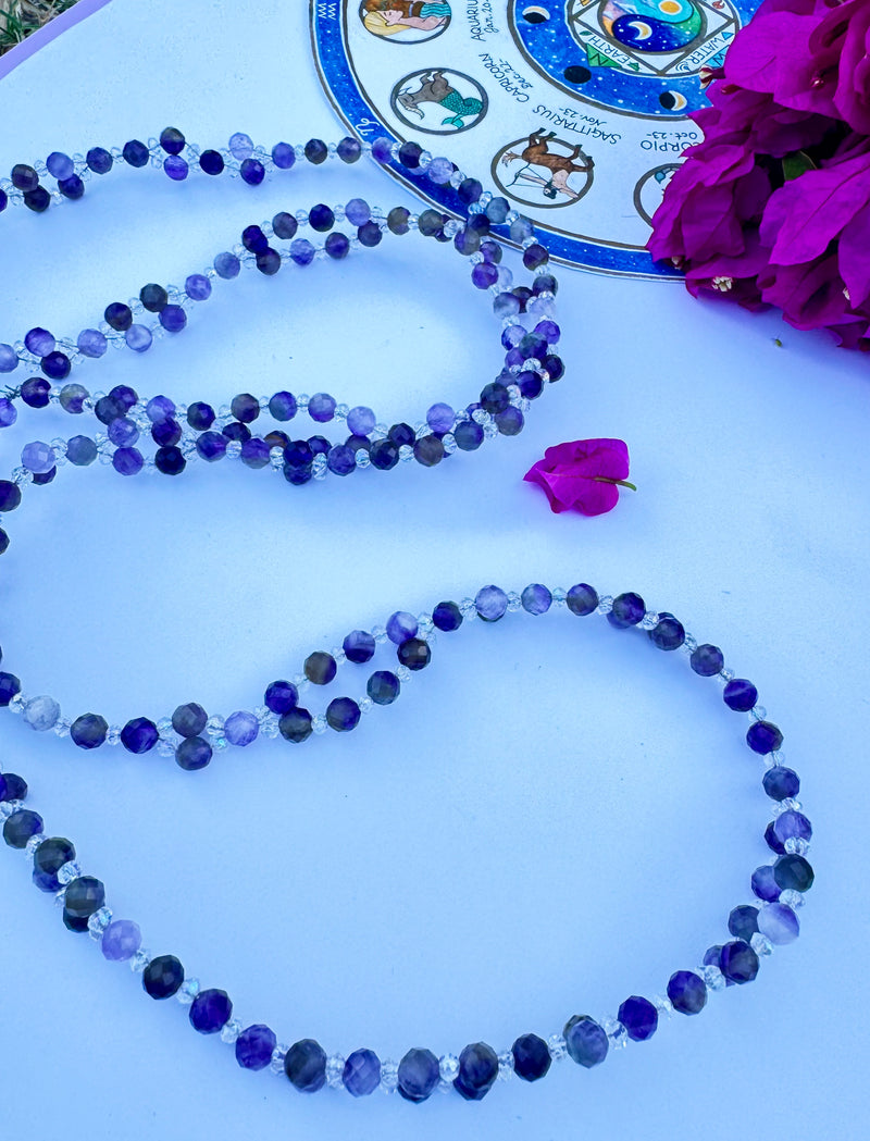 Deep Empathy Amethyst Tantric Necklace