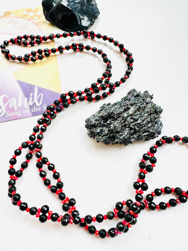 Obsidian Protection Tantric Necklace