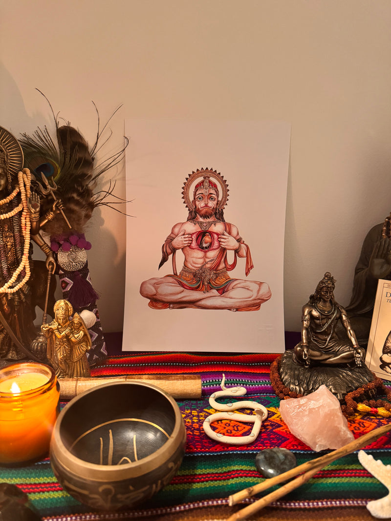 Hanuman Print