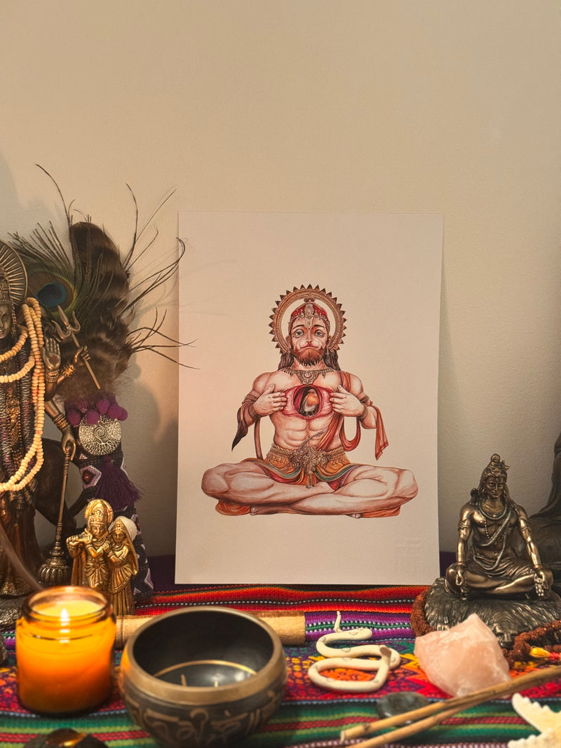 Hanuman Print