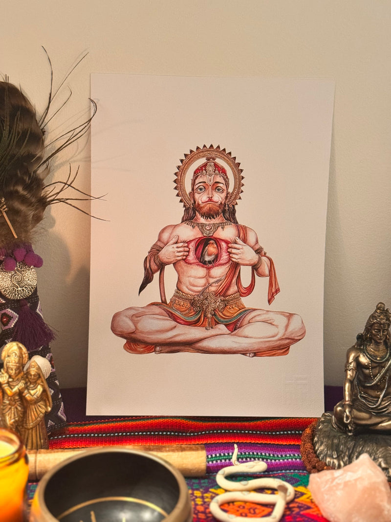 Hanuman Print