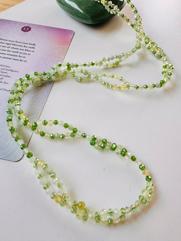 Prophecy Prehnite Tantric Necklace