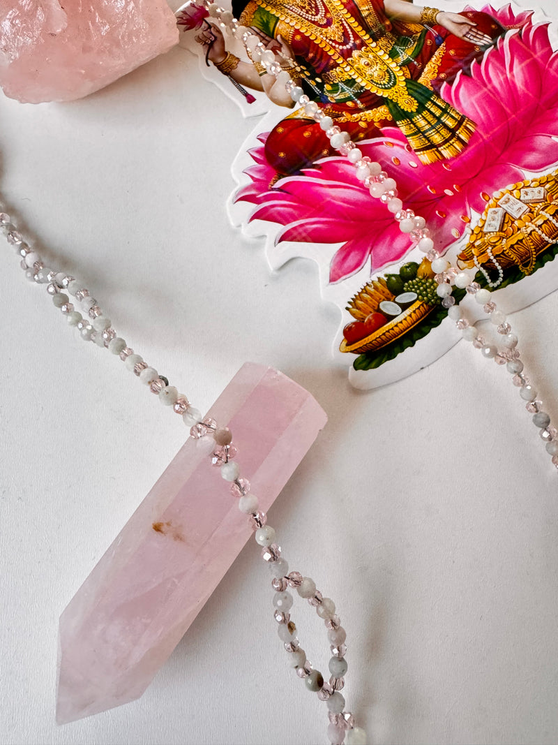 Devotion Kunzite Tantric Necklace