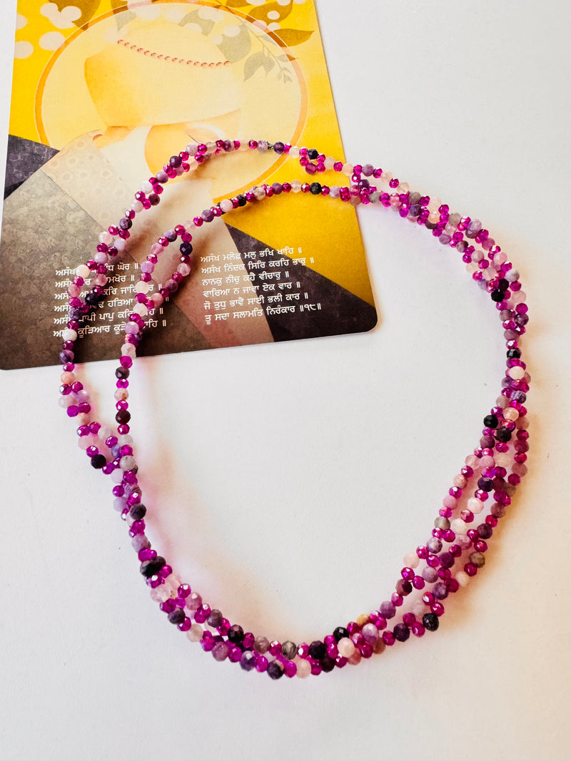 Transition Lepidolite Tantric Necklace