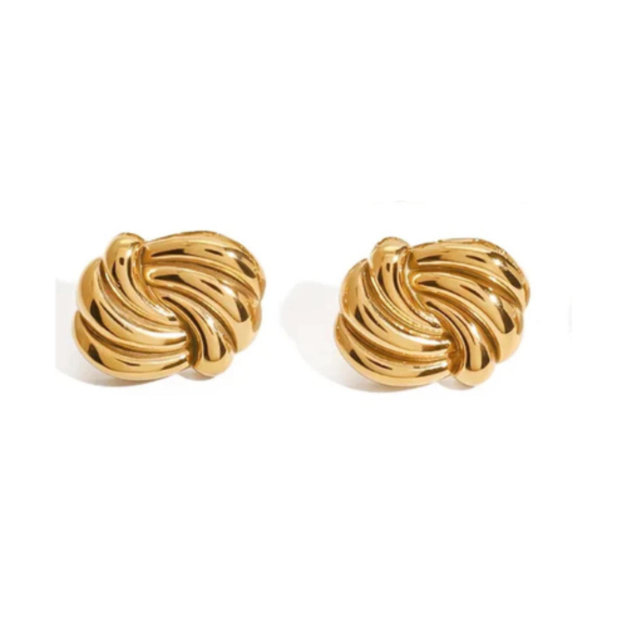 Intertwined Vintage Stud Earrings