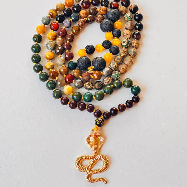 Kundalini shakti mala in circle