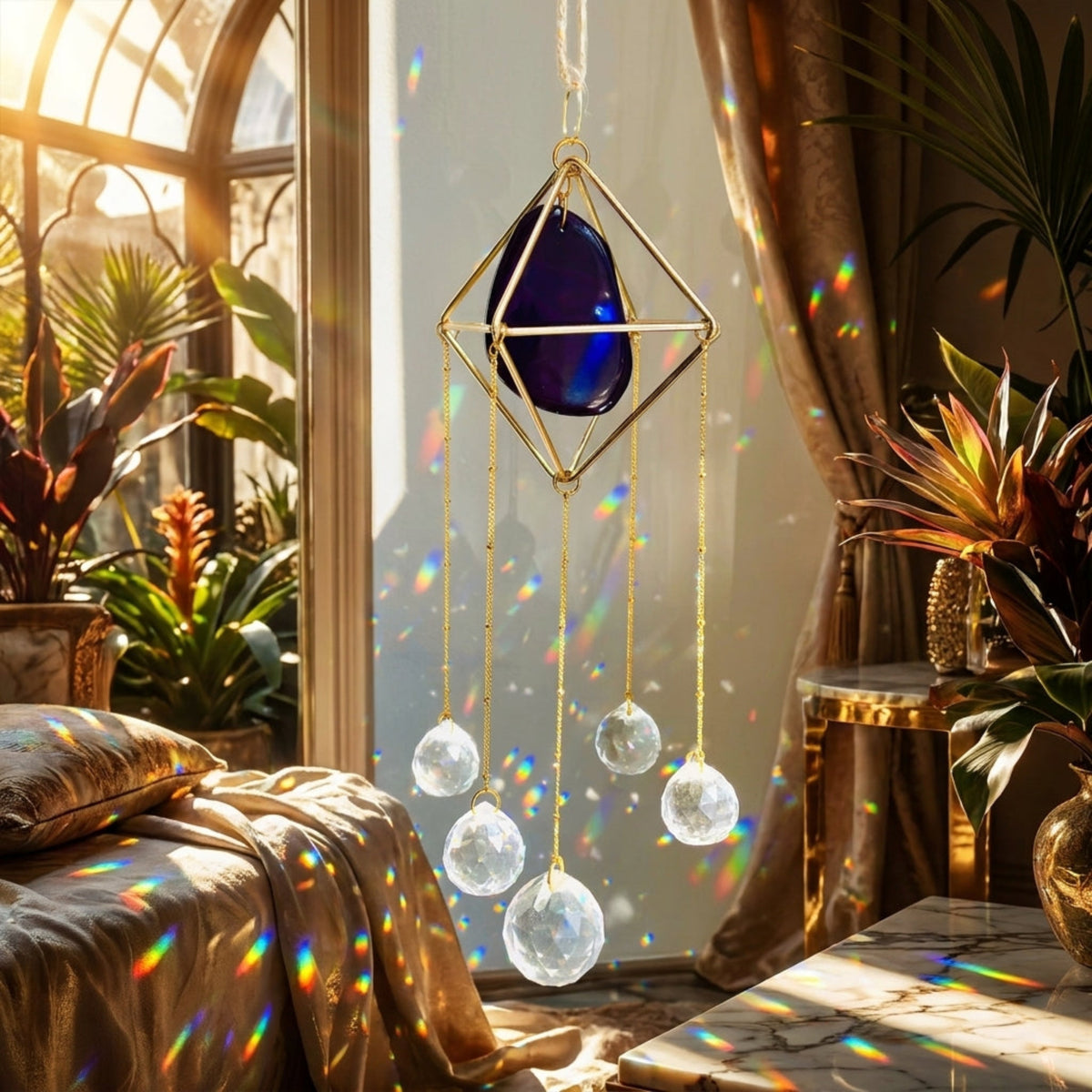Indigo Prism Sacred Light Talisman