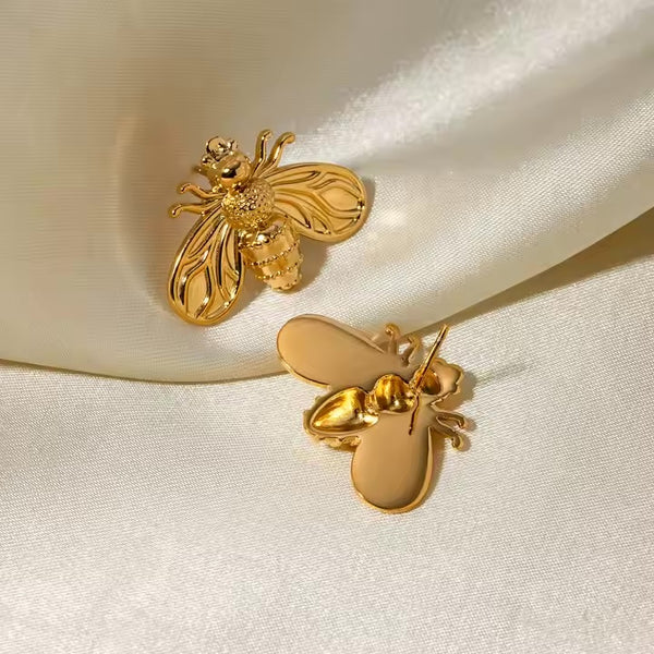 Queen Bee Stud Earrings