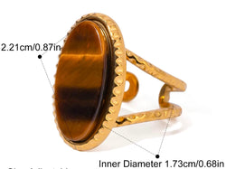 Tiger's Eye Courage Ring