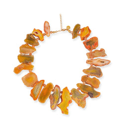 Honey Agate Statement Necklace