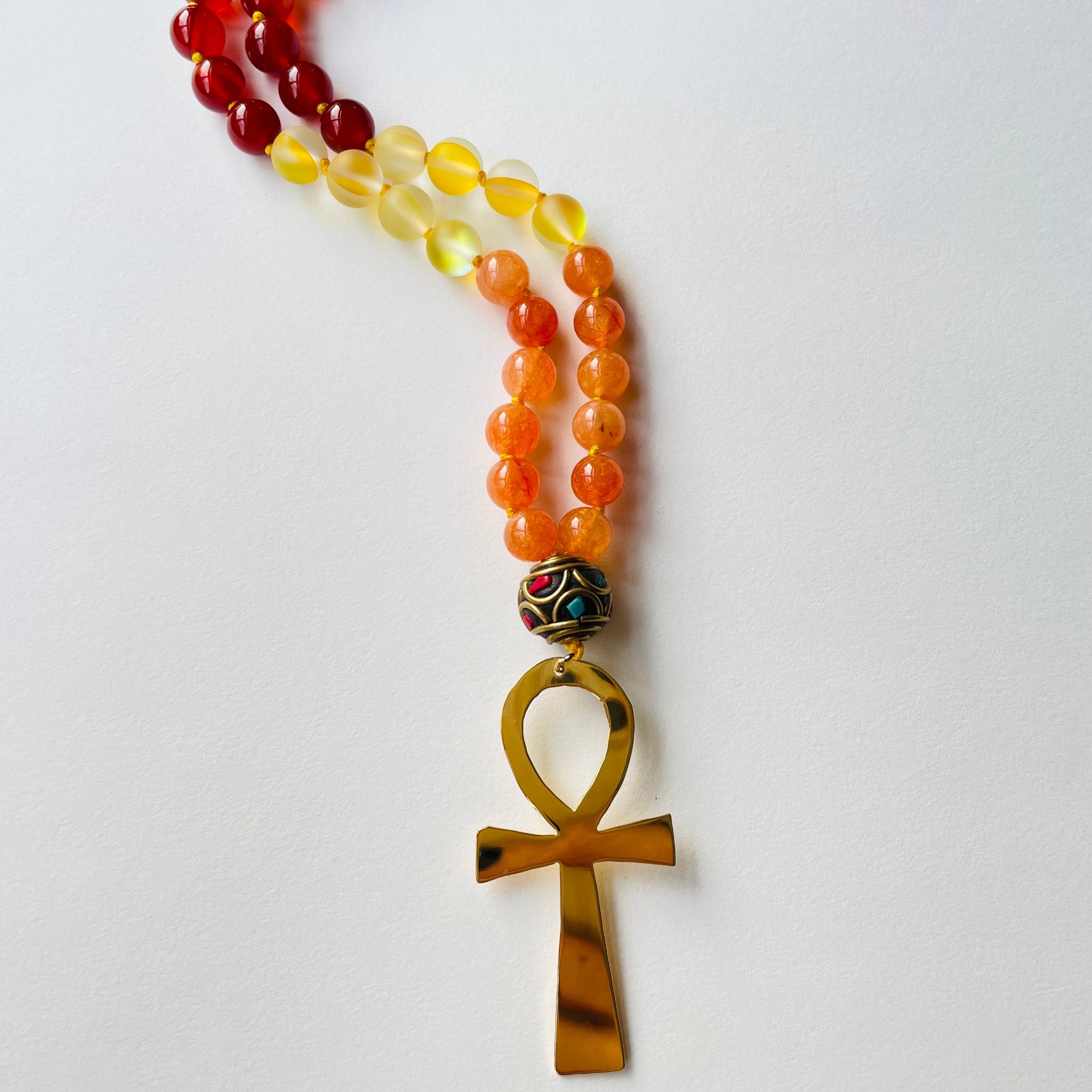 ankh necklace close up image