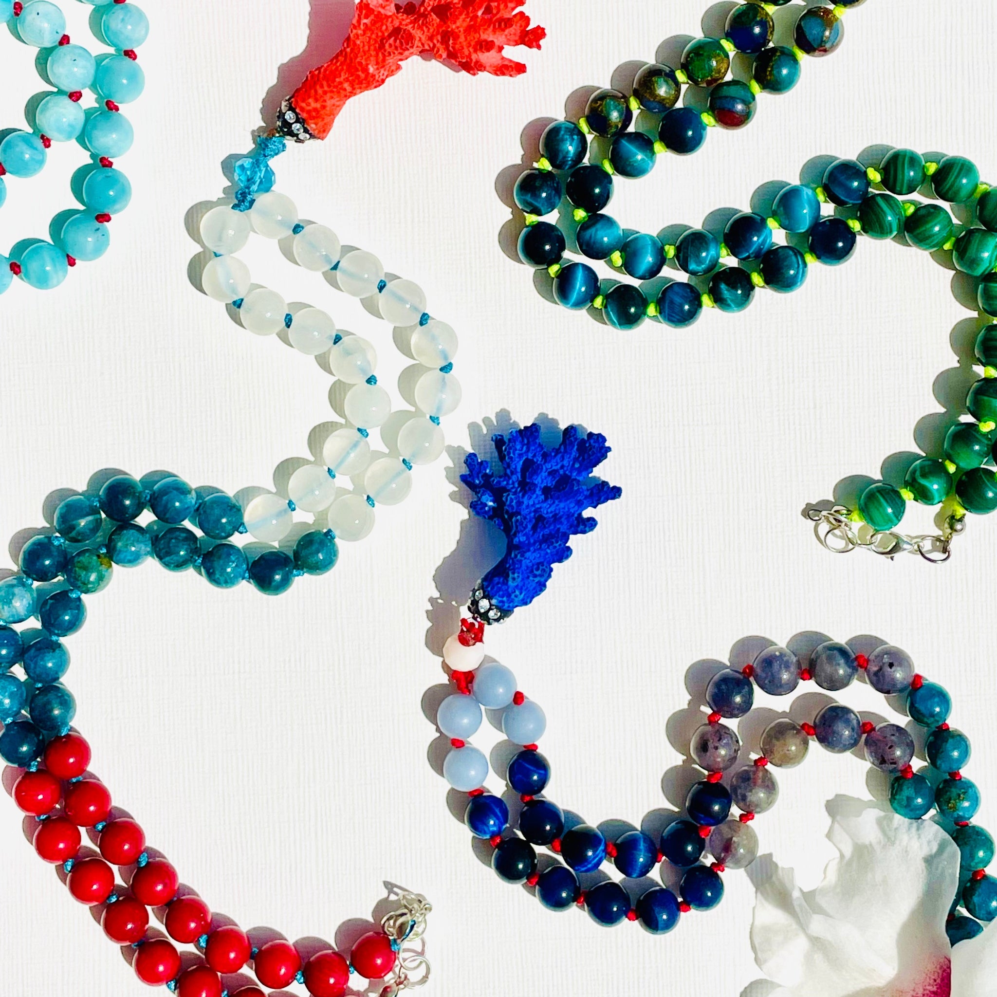 Colorful necklaces