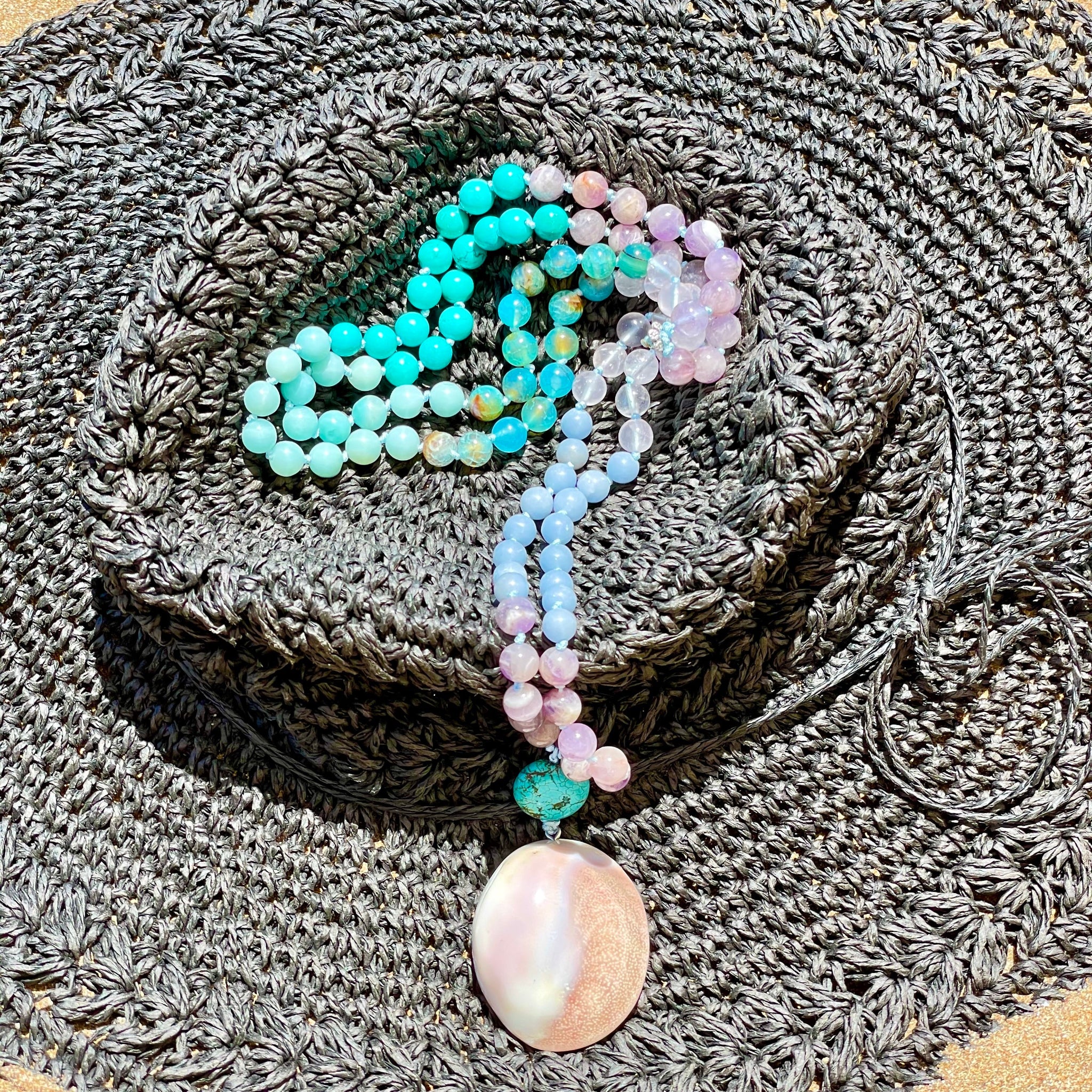 Eternal mala photo taken on black hat