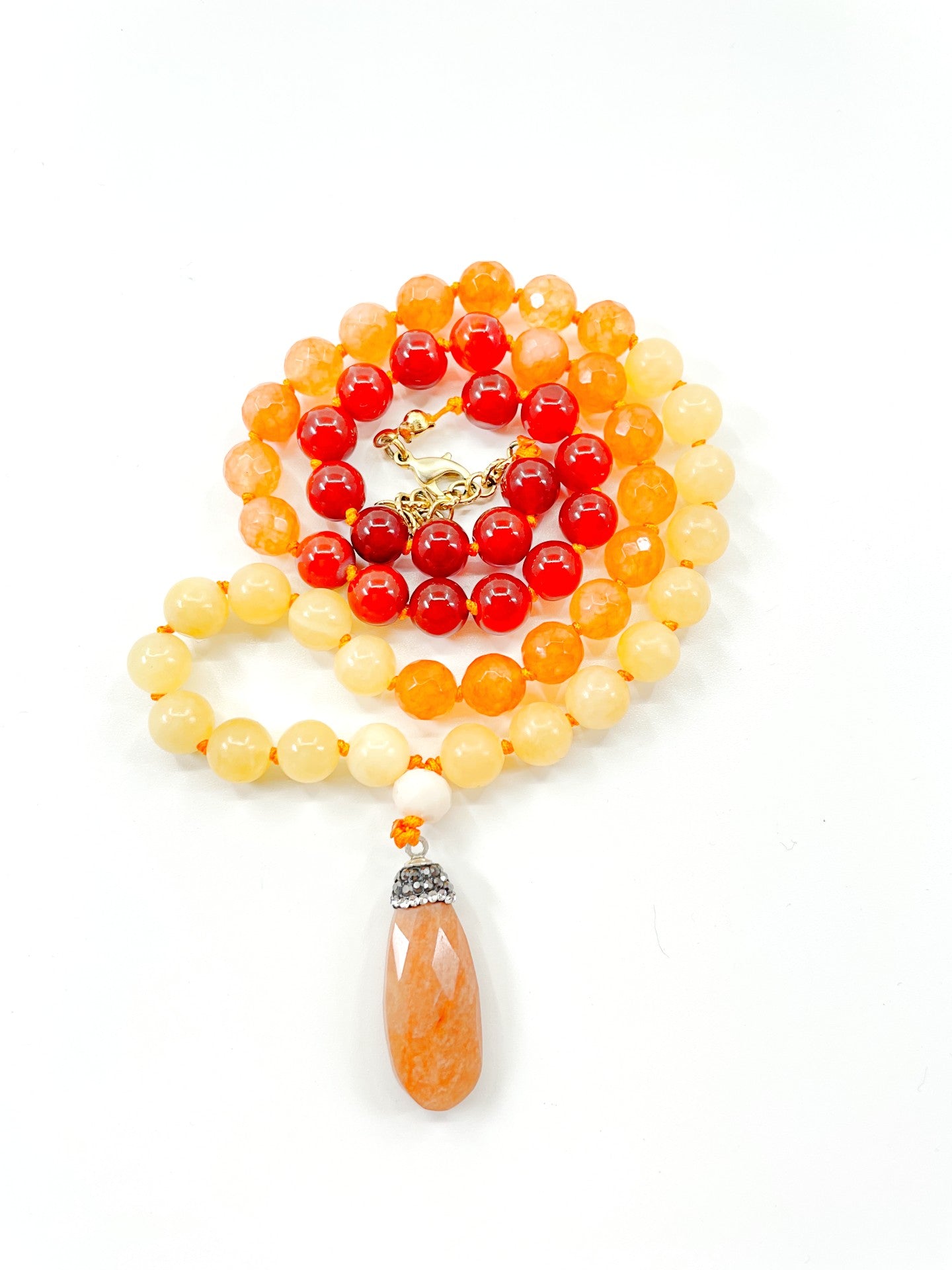 I Am Radiant Half Mala Necklace