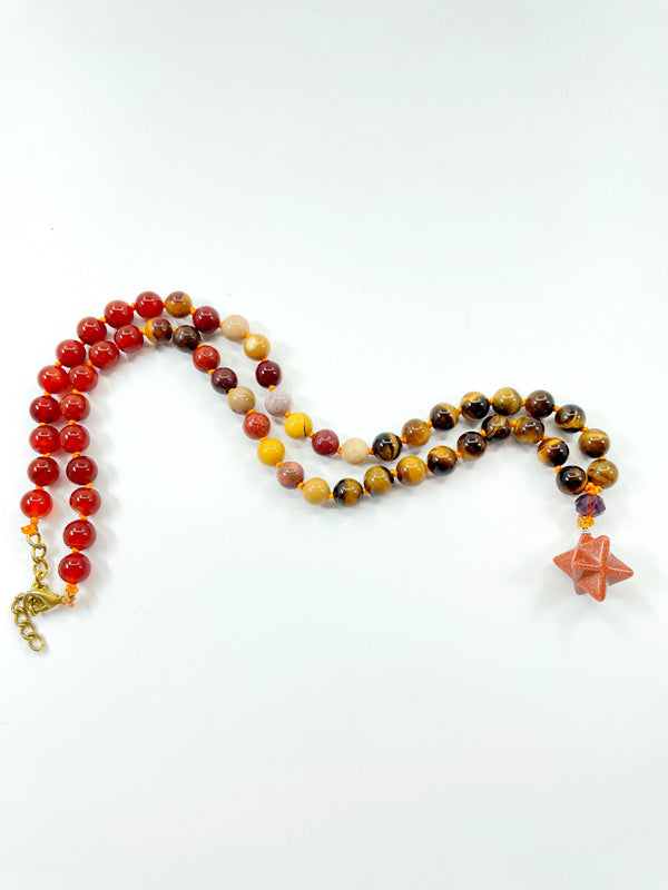 Passionate About Life Half Mala Necklace