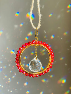 Mini Circle Suncatcher Ornament