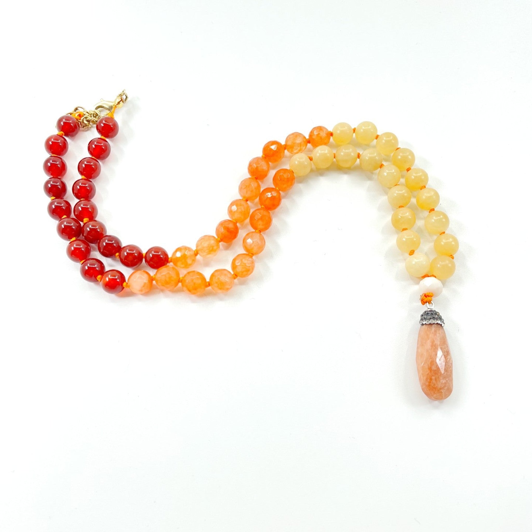 I Am radiant half mala necklace2