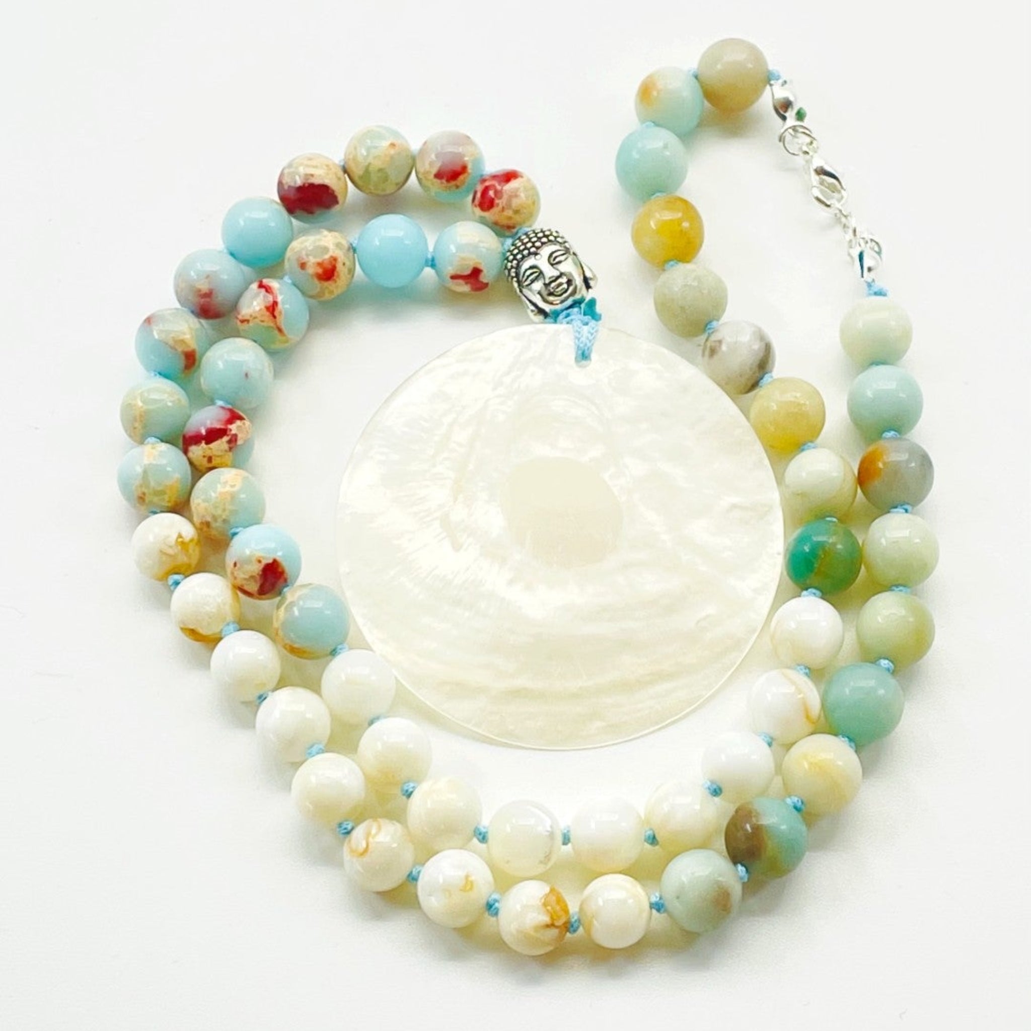 Nacre Half Mala Necklace