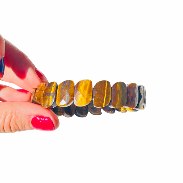  Tigers eye Chunky gemstone bracelet